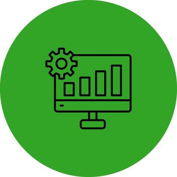 Growth Modern Technology Based Object vector