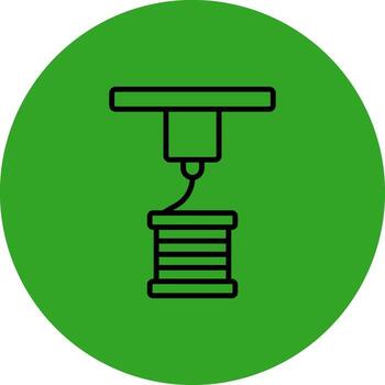 Fused Deposition Modeling Clean User Interface Concept vector