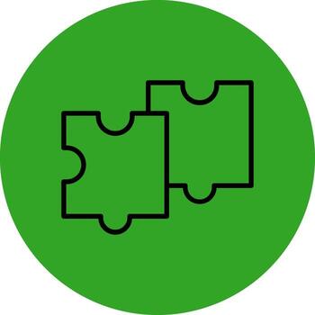 Puzzle Responsive App UI Shape vector