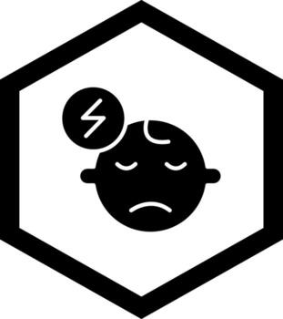 Depressed Handcrafted User Interface Symbol vector