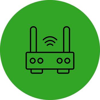 Wifi Vivid Application UI Element vector