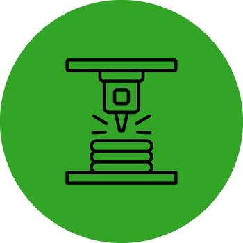 Electron Beam Melting Responsive App UI Shape vector