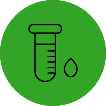 Blood Test Coded User Interface Symbol vector