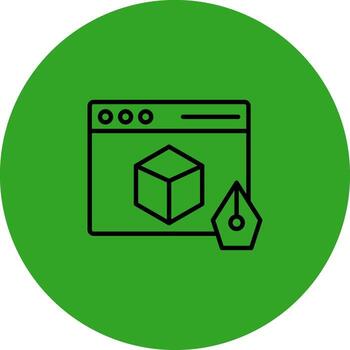 re diseño simplificado Delgado línea marca vector