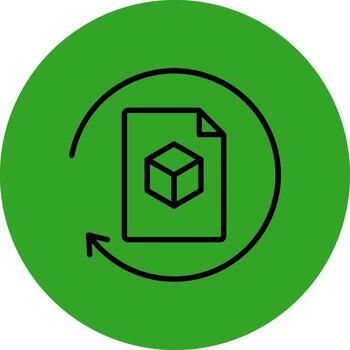 archivo Procesando Tres dimensional interfaz forma vector