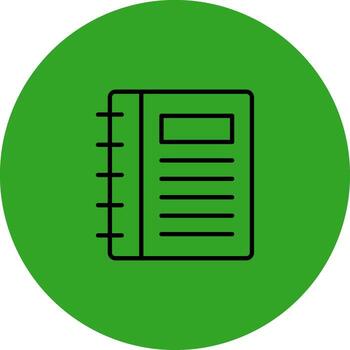 Notebook Clean Sketch Style Form vector