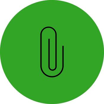 Paperclip Vivid Application UI Element vector