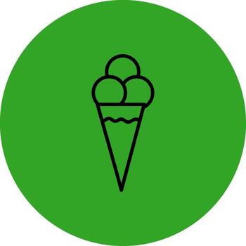 hielo crema futurista usuario interfaz marca vector