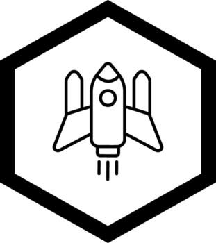 astronave codificado usuario interfaz símbolo vector