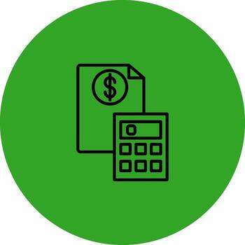 contabilidad codificado usuario interfaz símbolo vector