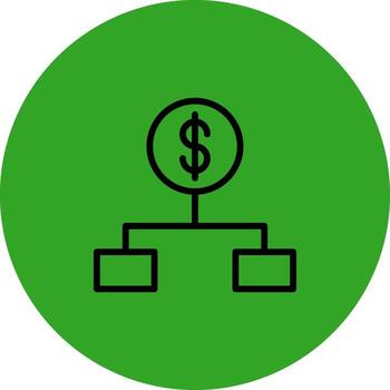 Flowchart Color Enhanced Style Graphic vector