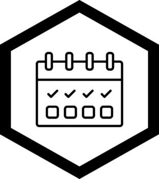 Schedule Clean Sketch Style Form vector