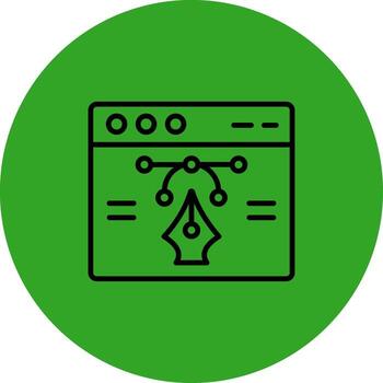 ui diseño suave usuario interfaz símbolo vector