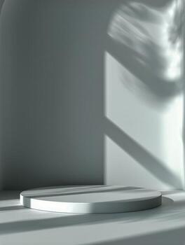 Ceramic Bowl Resting on Soft Fabric, Creating Gentle Shadows in Natural Light. photo