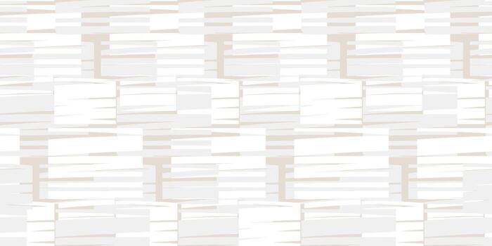 moderno sin costura modelo con resumen horizontal cepillo carrera bloques en suave beige y blanco tonos minimalista geométrico antecedentes para huellas dactilares, textiles y embalaje vector