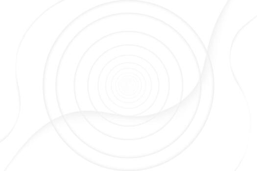 White concentric circles wavy lines abstract clean minimalist modern design background vector