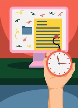 Time-Sensitive Task Management and Deadline Pressure vector