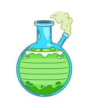 laboratorio matraz niños memorándum Nota marco modelo vector