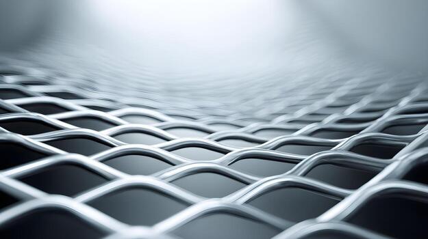 ondulado metal malla creando resumen tecnología cuadrícula modelo foto