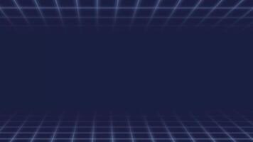 vivace astratto 3d griglia un' moderno tecnologia e dati visualizzazione sfondo video