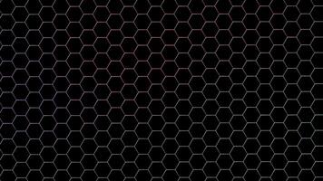 moderno abstrato favo de mel padronizar fundo com hexagonal rede video