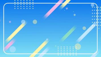 abstrakt lutning bakgrund med geometrisk former och rader i diagonal rörelse video