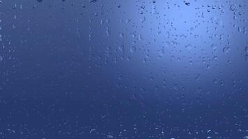 fängslande djup blå bakgrund terar invecklad mönster av vatten droppar, skapande en dynamisk och atmosfärisk textur perfekt för en modern digital bakgrund eller visuell effekter video