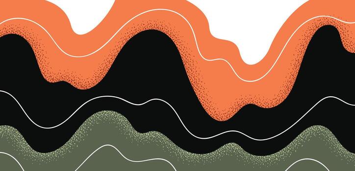 resumen fluido ondulado capa antecedentes modelo Copiar espacio para póster, bandera, o presentación página. vector