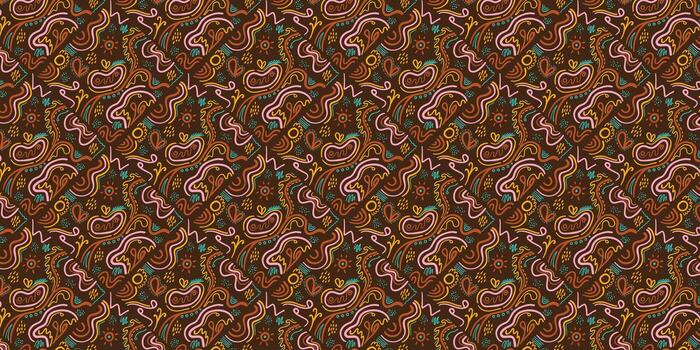 resumen decorativo sin costura modelo gráfico elemento. juguetón modelo fondo diseño. adecuado para ornamental cubrir, póster, bandera, o envase papel. vector