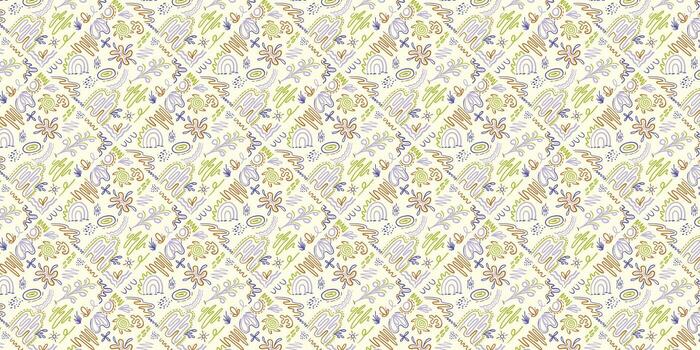 Decorative abstract pattern background template. Modern colorful ornamental backdrop design. vector