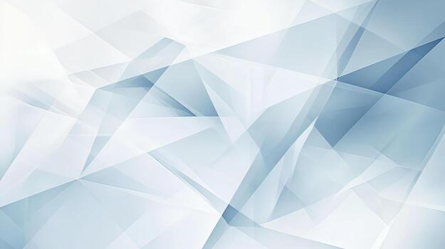 Translucent geometric polygon forms create light, modern, sleek, and smooth texture on the abstract background photo