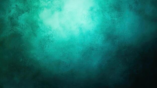 Shimmering turquoise canvas displays a textured effect with gradients transitioning from light to dark creating depth photo