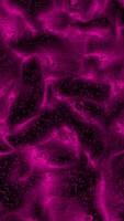 Animated Abstract Magenta Swirls. A Digital Painting of Fluid Forms with particles vertical video