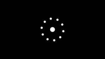 Loopable Loading Animation With Transparent Alpha Channel video