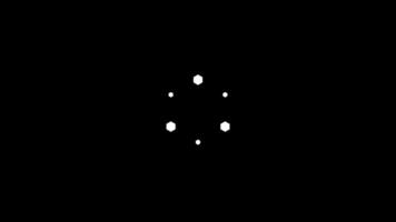 tekniskt fel looping buffrande animering med genomskinlighet video