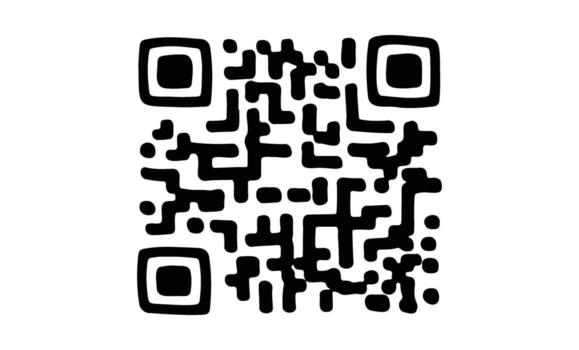 negro y blanco qr código para digital Interacción y exploración utilidad vector