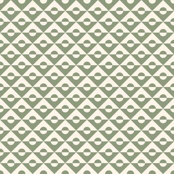 Seamless Pattern green and white geometric pattern vector