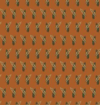 A pattern with leaves on it vector