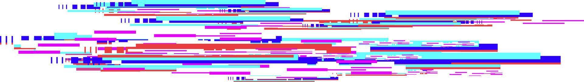 Abstract digital glitch art data stream background vector