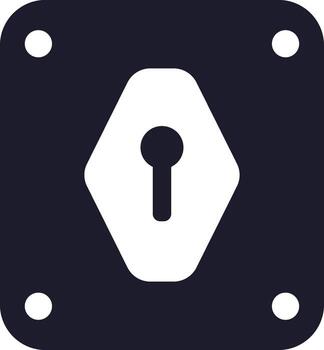 oscuro modo seguridad bloquear icono representando intimidad vector