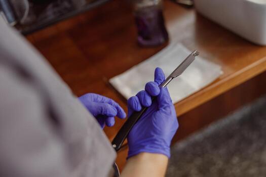 The use of professional tools is essential for employing precise techniques in various fields photo