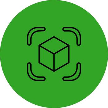 Cube Digital Technology Style Element vector