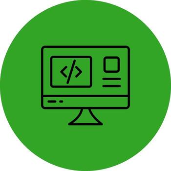 Backend Flat User Interface Form vector