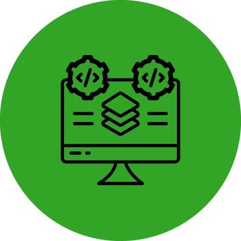 Full Stack User Friendly Sketch Drawing vector