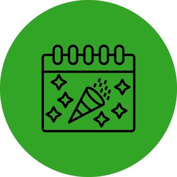 nuevo año codificado usuario interfaz símbolo vector