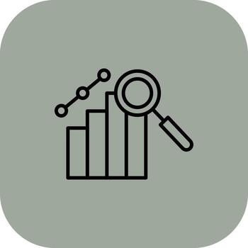 Statistical Analysis Futuristic Mobile App Badge vector