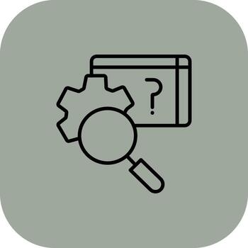 Research Process Modern Technology Based Object vector