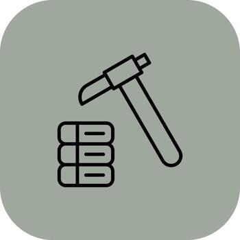 datos minería usuario simpático bosquejo dibujo vector