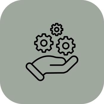 Management Service Application Focused UI Design vector