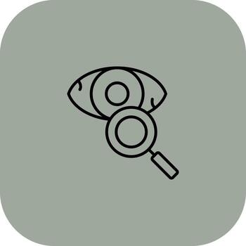 Eye Test Interactive User Interface Design vector